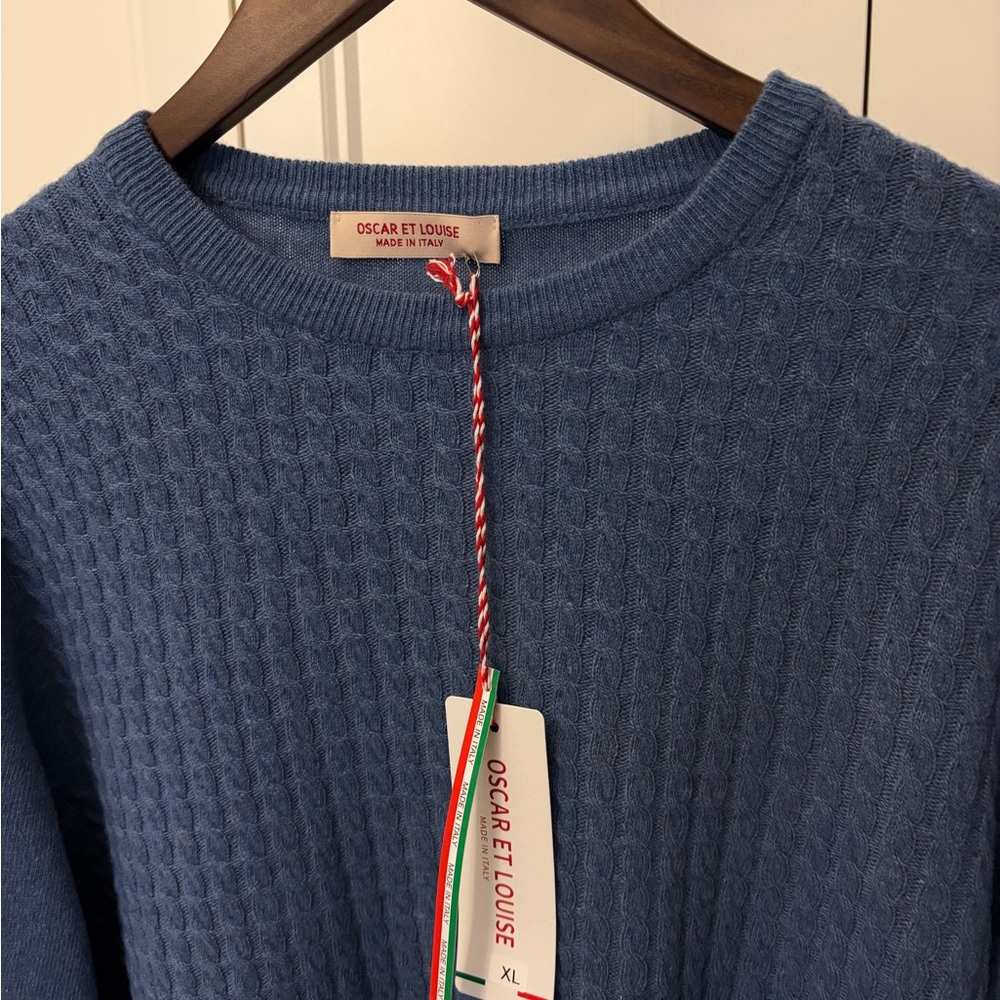 Oscar Et Louise Cashmere & Wool blend Men's Sweater